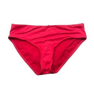 SEA LEVEL SWIM Mid Bikini Pant Bottoms Swimsuit Essentials Red Size 8